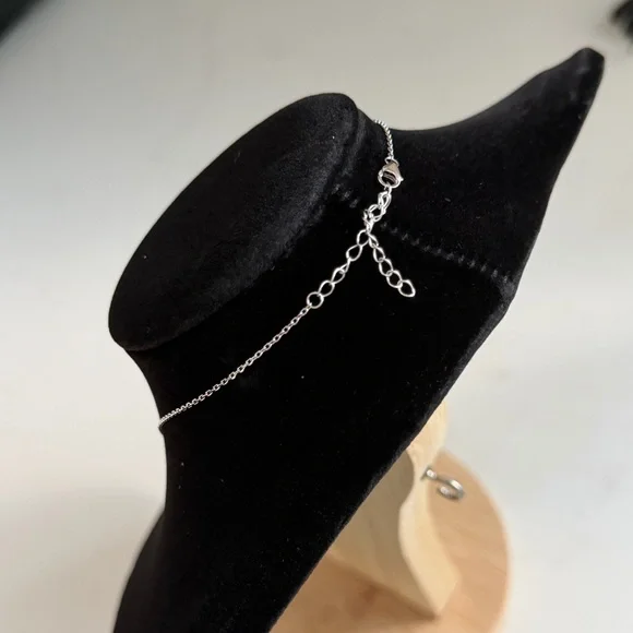 Sterling Silver Moissanite Necklace w/Round Brilliant Golden Yellow Stones ~ NWT - Picture 13 of 13